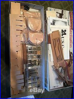 USS Constellation wooden ship model kit