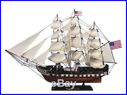USS Constitution 24 Wooden Model Tall Ship Wooden Boat Old Ironsides