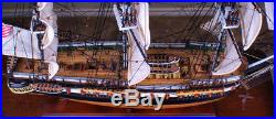 USS Constitution 36 wood ship model sailing American tall boat