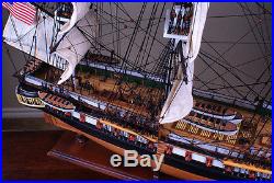 USS Constitution 36 wood ship model sailing tall boat