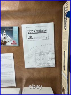 USS Constitution Constructo Modelismo 1797 Ship 182 Scale Wood Model Kit NOS