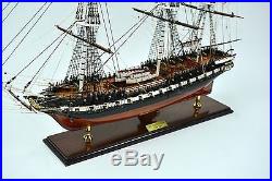 USS Constitution Handmade Wooden Tall Ship Model 37 Scale 196 Museum Quality