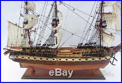 USS Constitution Tall Ship Assembled 35 Built Wooden Model Ship