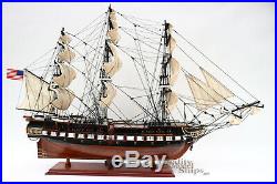 USS Constitution Tall Ship Full Assembled 40 Wooden Model Ship