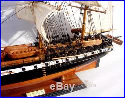 USS Constitution Tallship Assembled 35 Wooden Ship Model