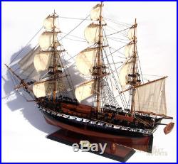 USS Constitution Tallship Assembled 35 Wooden Ship Model