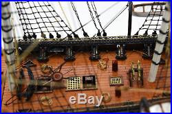 USS Constitution Wooden Tall Ship Model 37 Museum Quality Scale 196 No Sails