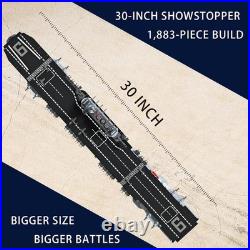 USS Enterprise Aircraft Battleship Model Kit 1883Pcs WW2 Navy Ship Display