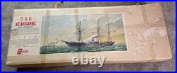 USS KEARSARGE Wood Ship MODEL KIT Sterling #D3 scale 1/8=9.1 open box
