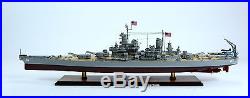USS Missouri BB-63 Iowa-class Battleship 40 Handmade Wooden Ship Model