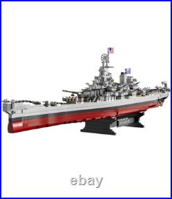 USS Missouri Blocks-2228PCS Large Battleship Model Warship Building Toy Set