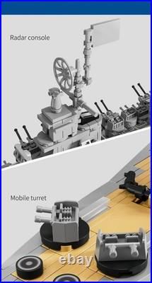 USS Missouri Blocks-2228PCS Large Battleship Model Warship Building Toy Set