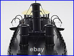 USS Monitor Civil War Ironclad Wooden Ship Scale Model 24 US Navy Warship Boat
