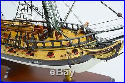 USS Rattlesnake Tall Ship 28 Handmade Wooden Ship Model Fully Assembled