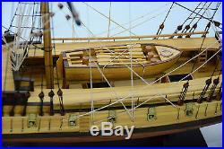 USS Rattlesnake Tall Ship Model 33 Handmade Wooden Model Ship