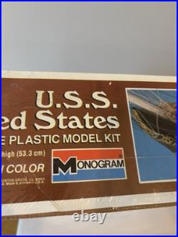 USS United States 1/120 Scale Unassembled Model Kit Monogram # 3706 New Sealed