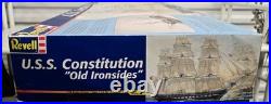 U. S. S Constitution Old Ironsides Revell 196 Ship Model OPEN BOX UNASSEMBLED