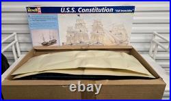 U. S. S Constitution Old Ironsides Revell 196 Ship Model OPEN BOX UNASSEMBLED