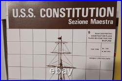 U. S. S. Constitution Ship Model Scale 193 Wooden Ship Kit