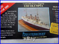 U. S. S. OLYMPIA CRUISER by BLUEJACKET SHIP CRAFTERS KIT #K1895-LTD. EDITION