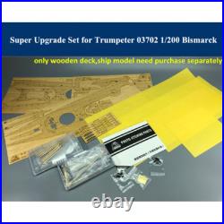 Upgrade Set for Trumpeter 03702 1/200 Scale Bismarck Battle Ship Model CYE009