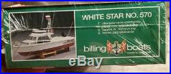 VINTAGE BILLING BOATS WHITE STAR No. 570 BOAT / SHIP 21 Model Kit Boat NIB