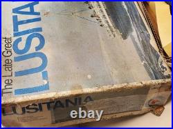 VINTAGE Entex Models The Late Great Lusitania 1350 Scale Model Kit READ&VIEW