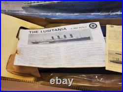 VINTAGE Entex Models The Late Great Lusitania 1350 Scale Model Kit READ&VIEW