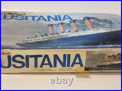 VINTAGE Entex Models The Late Great Lusitania 1350 Scale Model Kit READ&VIEW