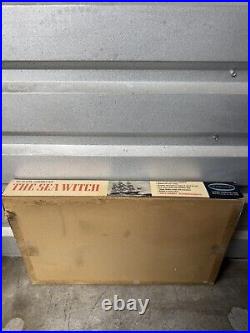 VINTAGE SEALED NEW Aurora Model Kit Ship 1966 1/118 The Sea Witch Clipper