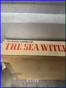 VINTAGE SEALED NEW Aurora Model Kit Ship 1966 1/118 The Sea Witch Clipper