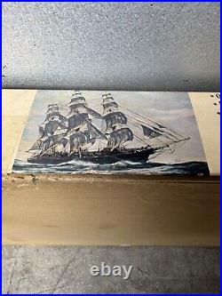 VINTAGE SEALED NEW Aurora Model Kit Ship 1966 1/118 The Sea Witch Clipper