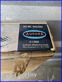 VINTAGE SEALED NEW Aurora Model Kit Ship 1966 1/118 The Sea Witch Clipper