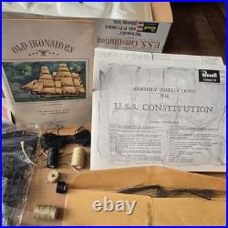 VTG 1969 Revell 196 U. S. S. Constitution Old Ironsides Ship Model Kit H-3981500