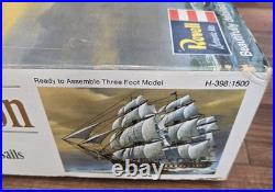 VTG 1969 Revell 196 U. S. S. Constitution Old Ironsides Ship Model Kit H-3981500