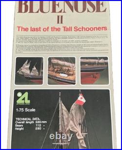 VTG Artesania Latina Bluenose II 175 Wood Model Ship Kit 20500 Complete NOS VTG Artesania Latina Bluenose II 175 Wood Model Ship Kit 20500 Complete NOS