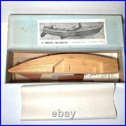 VTG R. Nicoletti Ship Crafters Half Hull Model Kit With Box & Instructions READ
