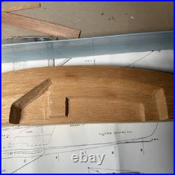 VTG R. Nicoletti Ship Crafters Half Hull Model Kit With Box & Instructions READ