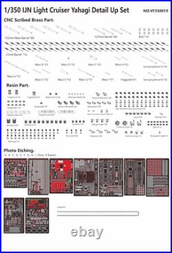 Very Fire 1/350 IJN Yahagi Detail Up Set (For Hasegawa) VF350018