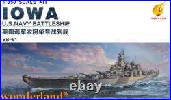 Very Fire VF350910 1/350 USS Navy Battleship BB-61 Lowa Ship Model Kit