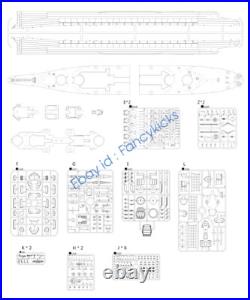 Very Fire VF350913 1/350 USS Navy Battleship BB-67 Montana Ship Model Kit