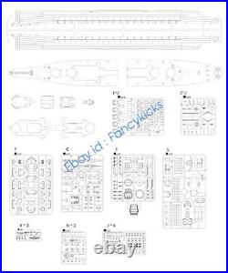 Very Fire VF350913 1/350 USS Navy Battleship BB-67 Montana Ship Model Kit Very Fire VF350913 1/350 USS Navy Battleship BB-67 Montana Ship Model Kit