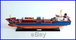 Vessel AlgoCanada Oil/Chemical Tanker Handmade Wooden Ship Model 34