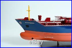 Vessel AlgoCanada Oil/Chemical Tanker Handmade Wooden Ship Model 34