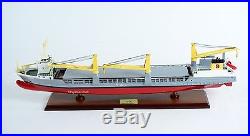 Vessel Wiebke General Cargo Ship Handmade Wooden Ship Model 30
