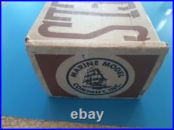 Vintage 1952 1/16 Marine Models USS Gearing WWII 24 Wood Ship Model Kit