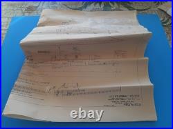 Vintage 1952 1/16 Marine Models USS Gearing WWII 24 Wood Ship Model Kit