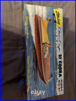 Vintage 1956 Sterling Models Chris Craft 21' Cobra Speed Boat Kit #B16-219 NOS Vintage 1956 Sterling Models Chris Craft 21' Cobra Speed Boat Kit #B16-219 NOS