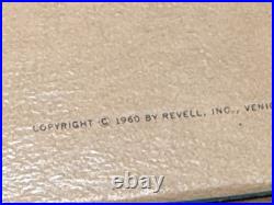 Vintage 1960 Revell USS SARATOGA US Navy Aircraft Carrier Model Ship Kit H385