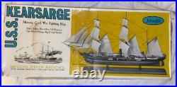 Vintage 1960's Scientific Model USS Kearsarge Wood Civil War Fighting Ship 190 Vintage 1960's Scientific Model USS Kearsarge Wood Civil War Fighting Ship 190